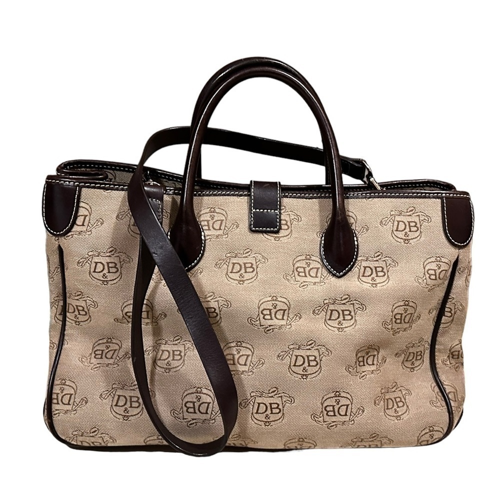 Dooney & Bourke Tan and Black Tote Bag - Picture 9 of 9